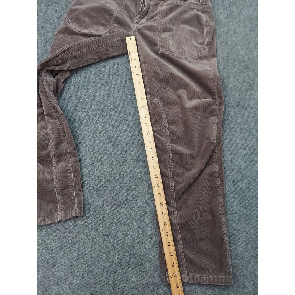 Pilcro Corduroy Jeans Womens 27 Gray Straight Leg Pants Low Rise‎ Soft Stretch